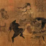 Una obra de arte de la dinastía jin en China