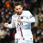 Messi, en un partido con el PSG