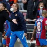 Expulsión de su defensa Dani Alves