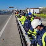 Concentración de los trabajadores de Navantia Puerto Real