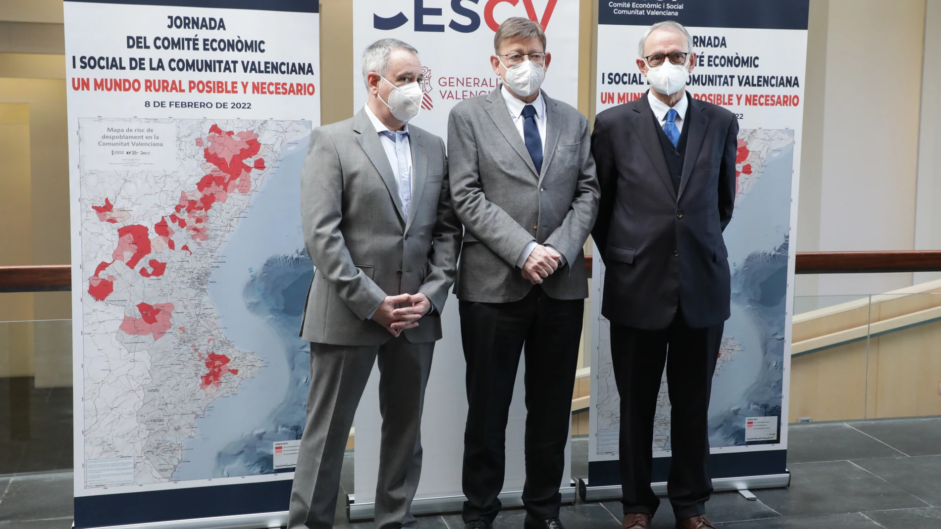 El presidente Puig en la inauguración de la jornada "Un medio rural posible y necesario", organizada por el Comité Económico y Social de la Comunitat Valenciana.