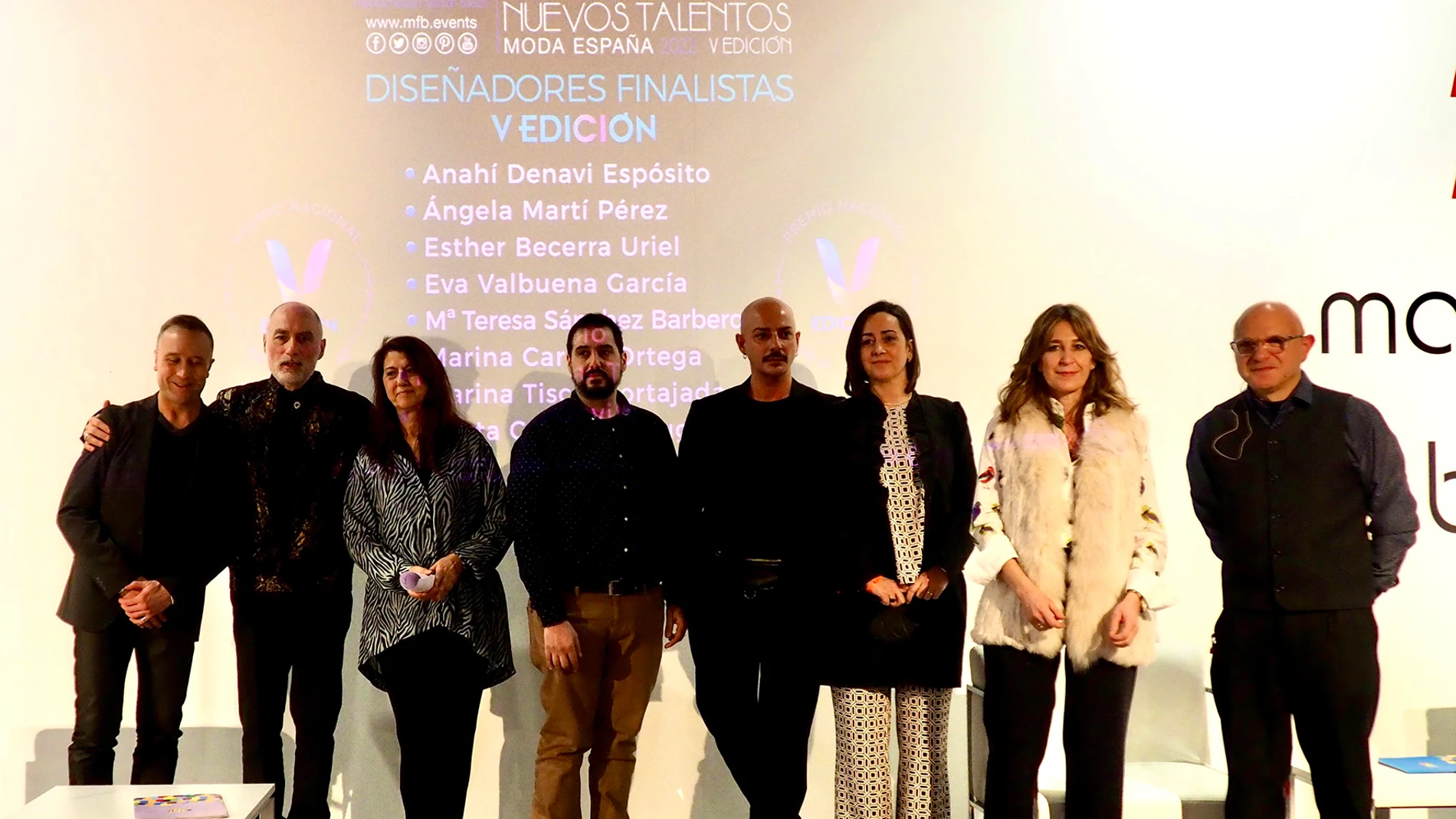 Presentación Diseñadores Finalistas del Premio Nacional Moda Baño Nuevos Talentos 2022. V Edición