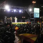 Mitin de cierre de campaña de Vox en la plaza de San Pablo de Valladolid