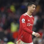 Cristiano Ronaldo no vive un buen momento en el Manchester United.