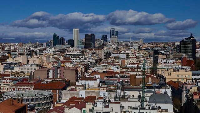 Vistas panorámicas de la ciudad de Madrid.