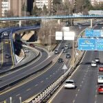 Vista general del nuevo viaducto de las obras del Nudo Norte