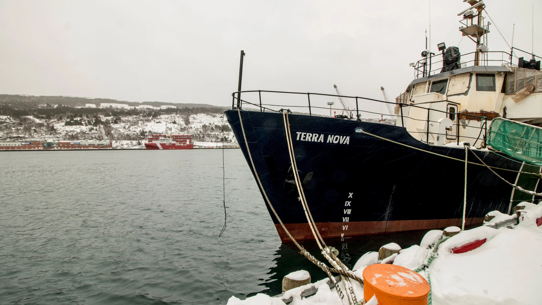 Fotografía de un barco atracado en el puerto de San Juan de Terranova (Canadá). EFE/ Julio César Rivas