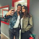 Sara Carbonero con Sebastián Yatra en Radio Marca.