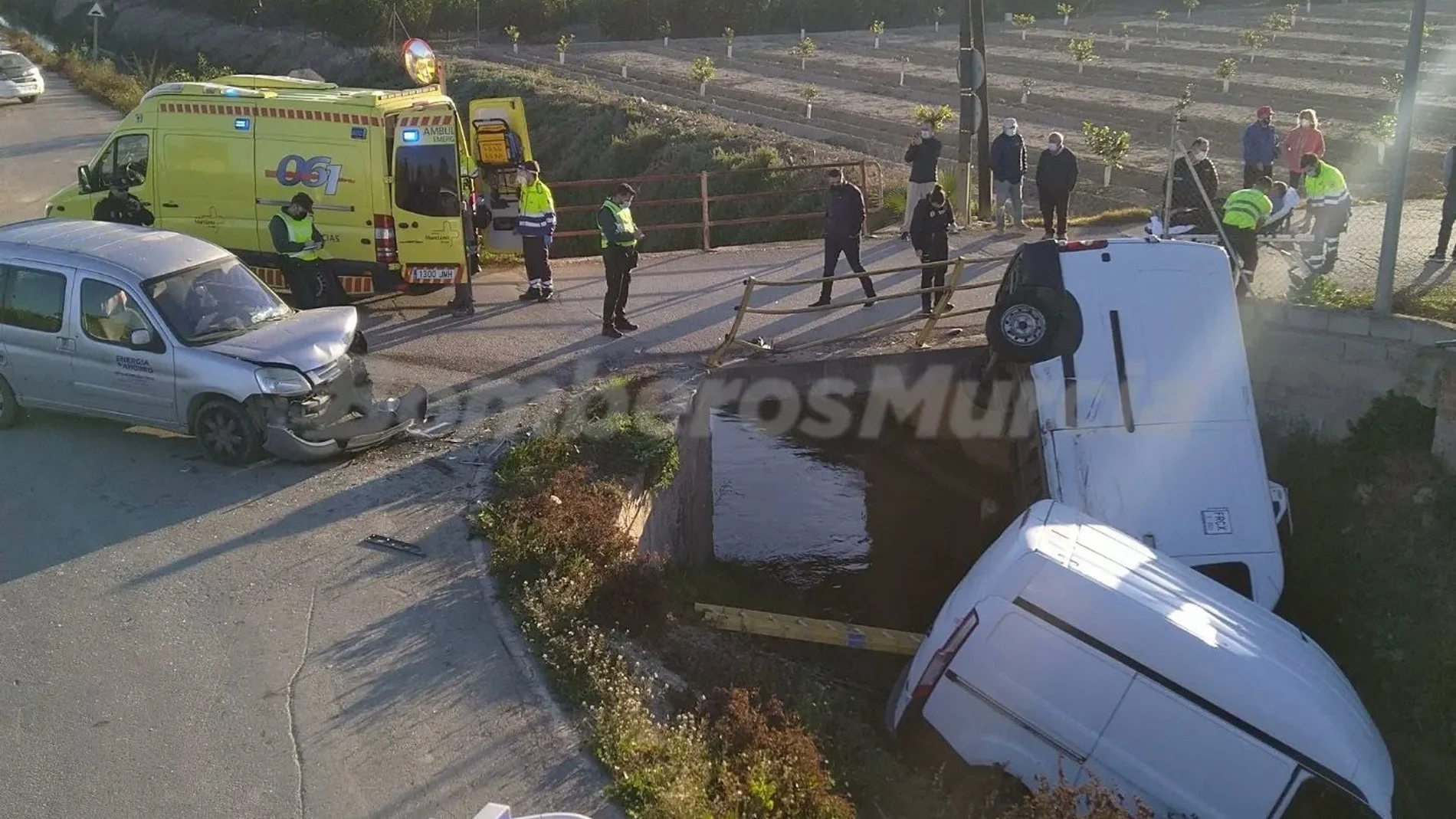 Accidente en Santomera (Murcia)