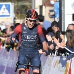 Llegada a meta en Otura del estadounidense Magnus Sheffield
