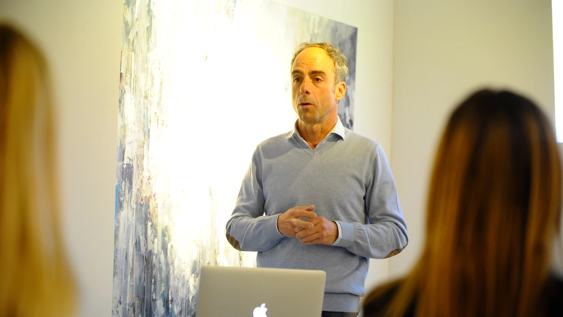 El economista y experto en Blockchain, Javier Molina, en el encuentro que organizó Una noche con... Valencia