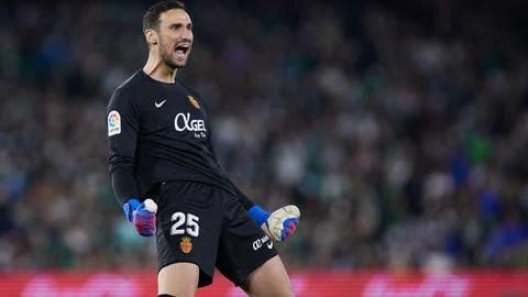 Sergio Rico con el Real Mallorca.