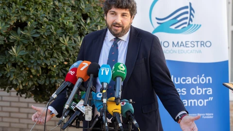 El presidente de la comunidad de Murcia, Fernando López Miras