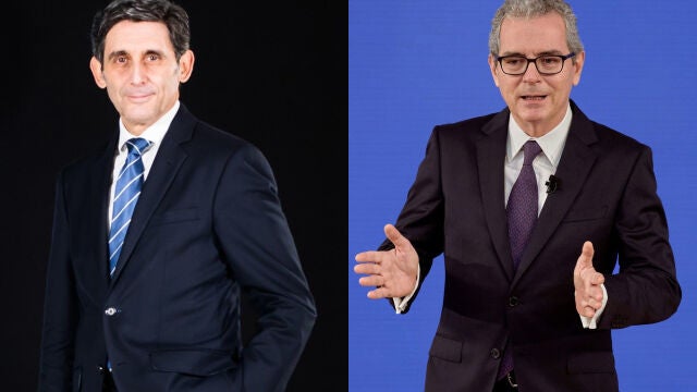 José María Álvarez-Pallete, presidente de Telefónica y Pablo Isla, presidente de Inditex