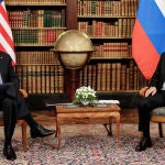 La última reunión entre Vladimir Putin y Joe Biden fue en Ginebra en junio de 2021