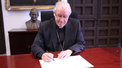 Monseñor Saiz, arzobispo de Sevilla. ARCHIDIÓCESIS