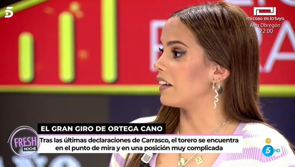 Gloria Camila este lunes en 'Ya son las Ocho'