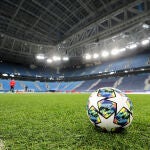 Gazprom Arena, estadio del Zenit de San Petersburgo donde debería jugarse la final de la Champions 2021-22.