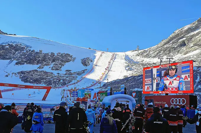 Sölden. Un glaciar de Copa del Mundo.