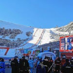 Sölden durante la prueba de Copa del Mundo de Esquí Alpino el pasado mes de octubre.
