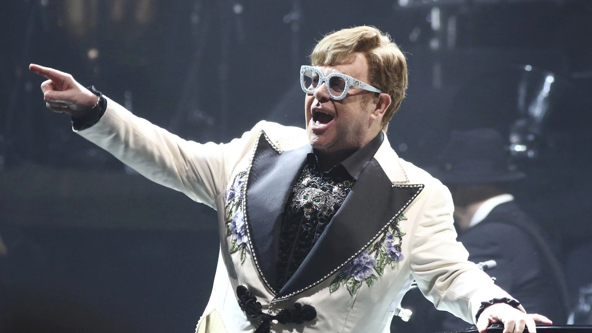 Elton John, ayer en el Madison Square Garden. (Photo by Greg Allen/Invision/AP)