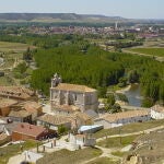 Panorámica de Tariego de Cerrato, en Palencia