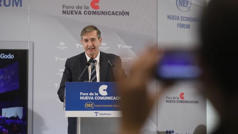 Jordi Juan Raja, director de «La Vanguardia», durante su intervención