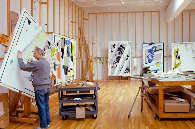 El estudio de Roy Lichtenstein será donado al Museo Whitney