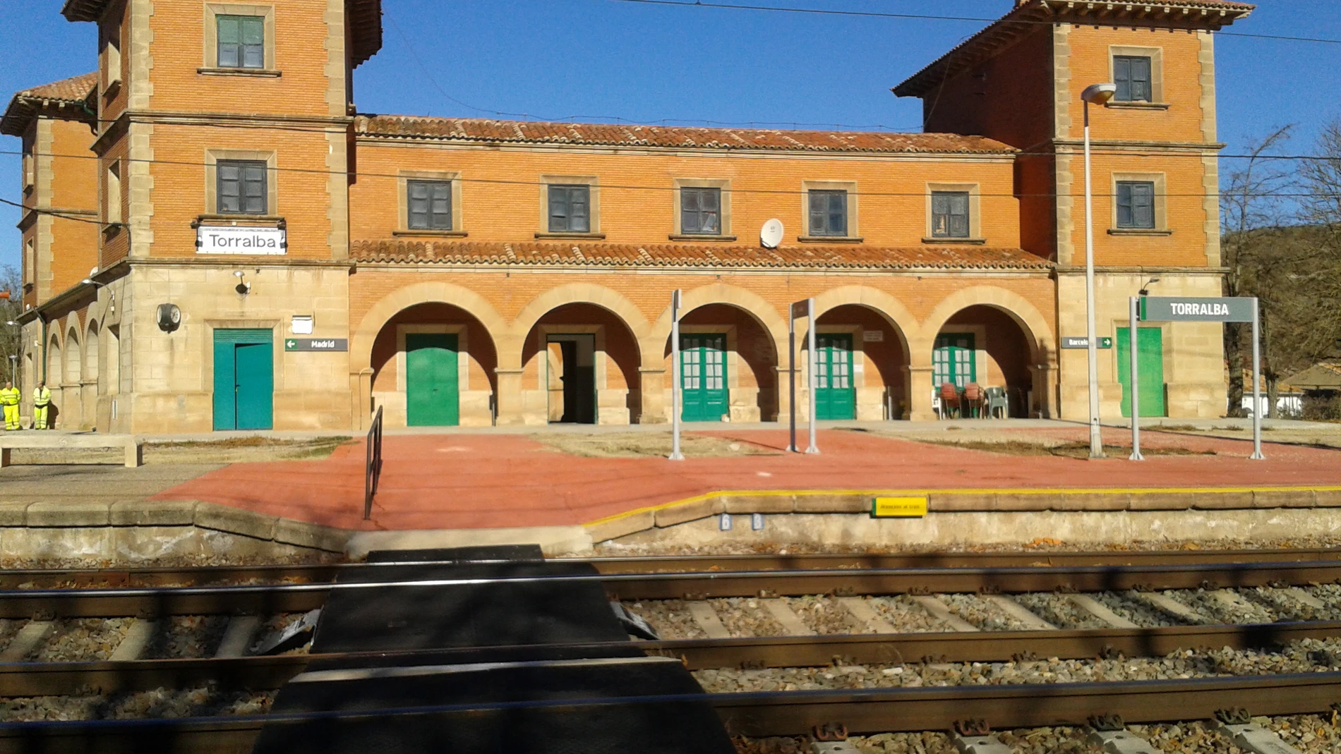 Estación de tren de Torralba, en Soria