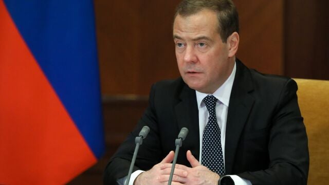 Dmitry Medvedev, el subjefe del Consejo de Seguridad de Rusia presidido por el presidente Vladimir Putin,