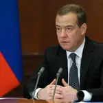 Dmitry Medvedev, el subjefe del Consejo de Seguridad de Rusia presidido por el presidente Vladimir Putin,