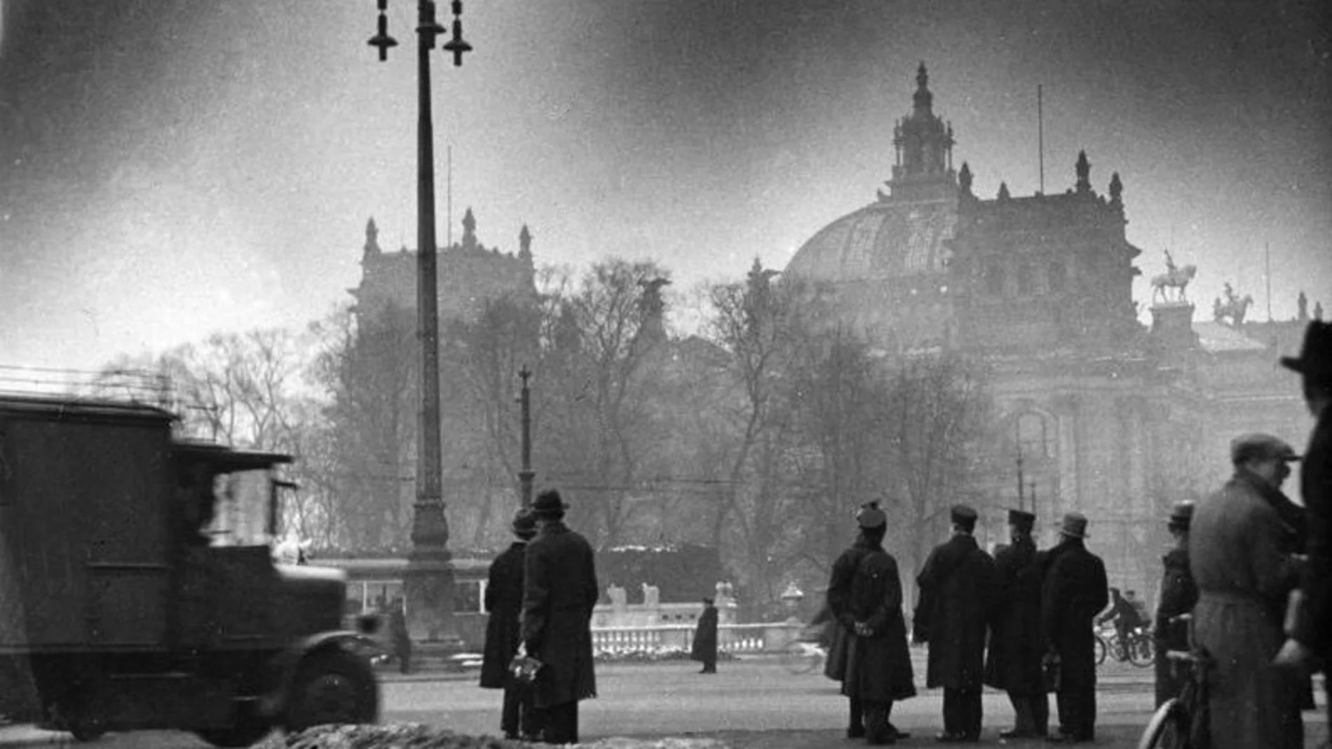 El Reichstag el día después del incendio