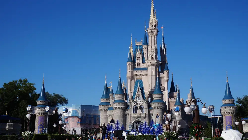 Castillo de &quot;la Cenicienta&quot; de DisneyWorld, en Orlando, Florida