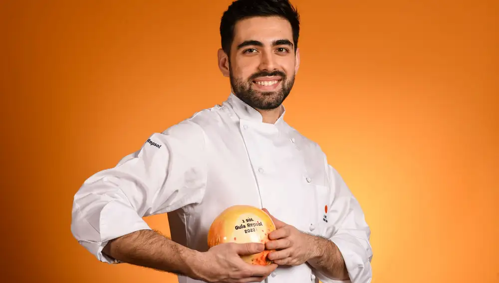 El chef Alejandro Serrano del restaurante Alejandro Serrano en Miranda de Ebro (Burgos)
