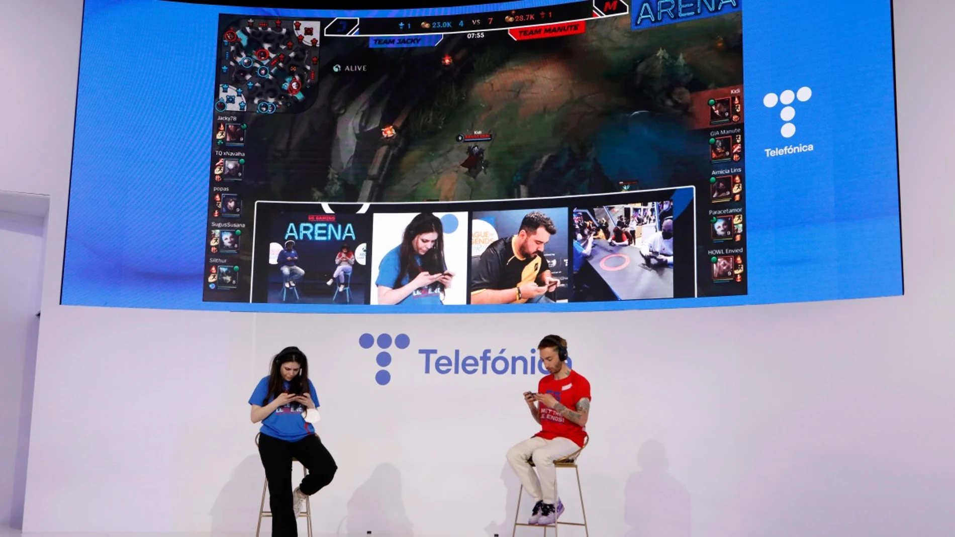 Competición de mobile gaming a distancia organizada por Telefónica