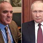 Garri Kasparov y Vladimir Putin.