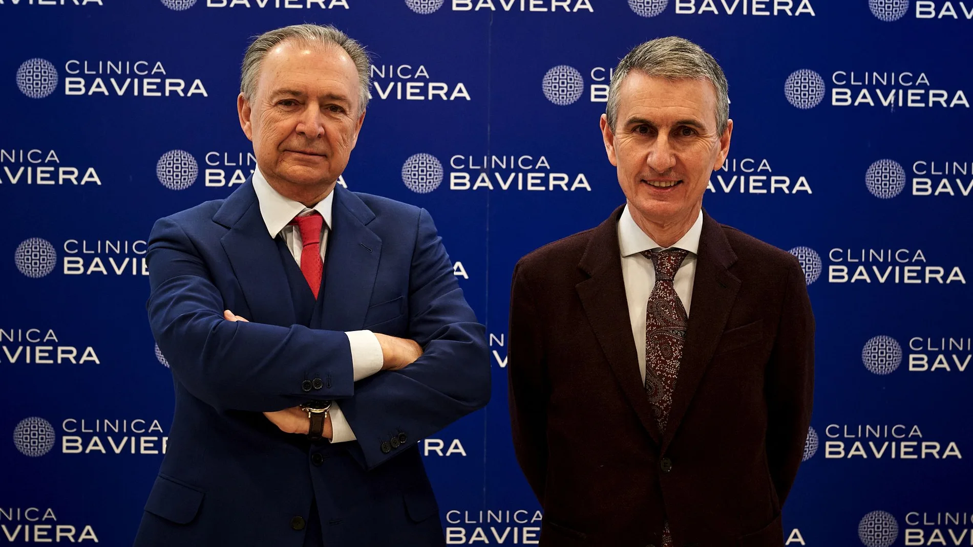 De izquierda a derecha, el Dr. Julio Baviera y Eduardo Baviera