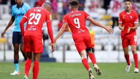 Fran Navarro con el Gil Vicente.