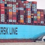 Un barco portacontenedores de Maersk