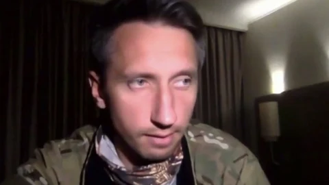 Sergiy Stakhovsky, en la línea del frente en Kiev