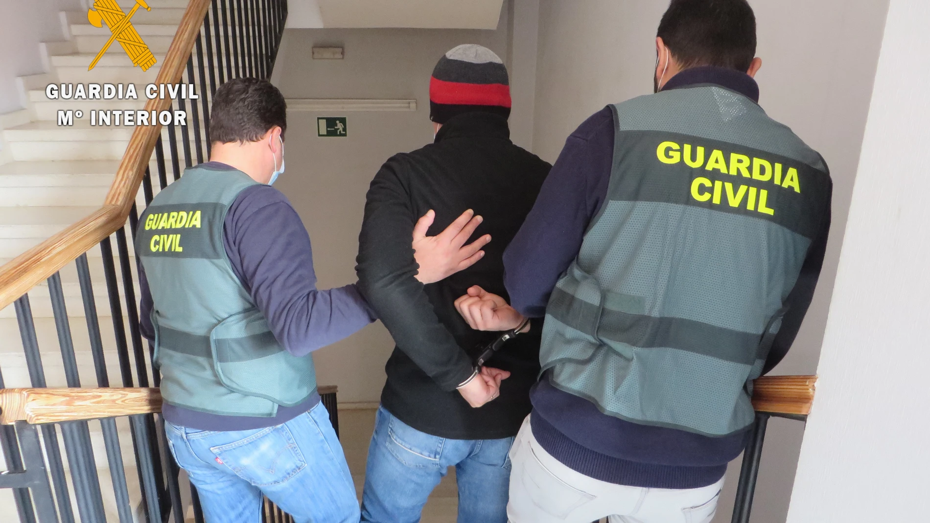 Fugado detenido en Pelarrodríguez (Salamanca). GUARDIA CIVIL 02/03/2022