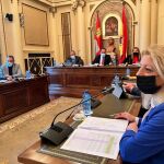 Benito Serrano preside el pleno de la Diputación de Soria en el que se han aprobado los planes provinciales