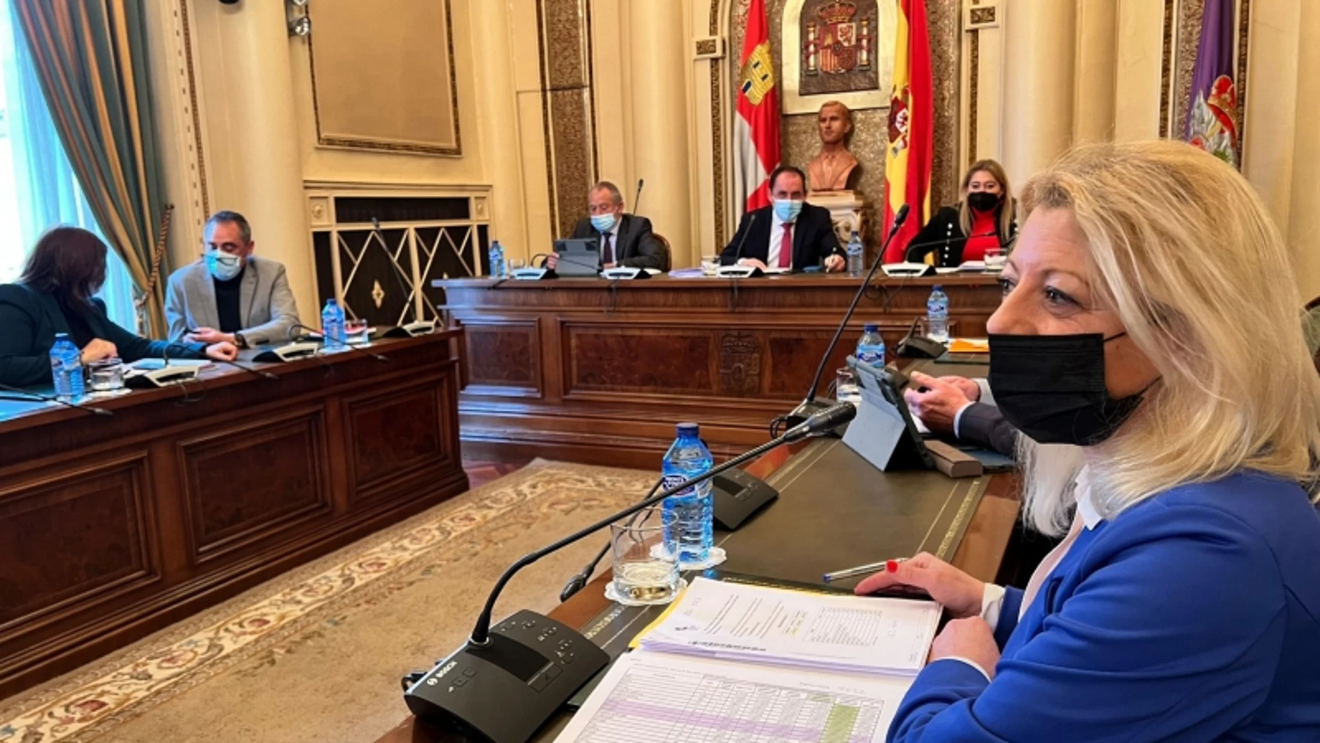 Benito Serrano preside el pleno de la Diputación de Soria en el que se han aprobado los planes provinciales