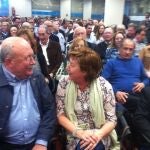 Pilar Barreiro junto a Sánchez Carrillo en reunión PP