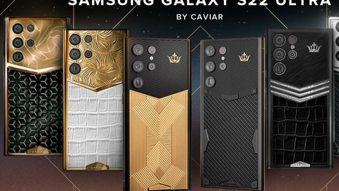 Los modelos del Samsung S22, pasados por el filtro de Caviar.