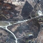 El kilométrico convoy militar ruso detenido cerca de Kiev