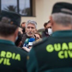 El ministro del Interior, Fernando Grande-Marlaska, viajó ayer a Melilla tras la crisis migratoria en la frontera