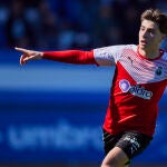 Pablo Torre con el Racing de Santander. EFE/ Manu Reino