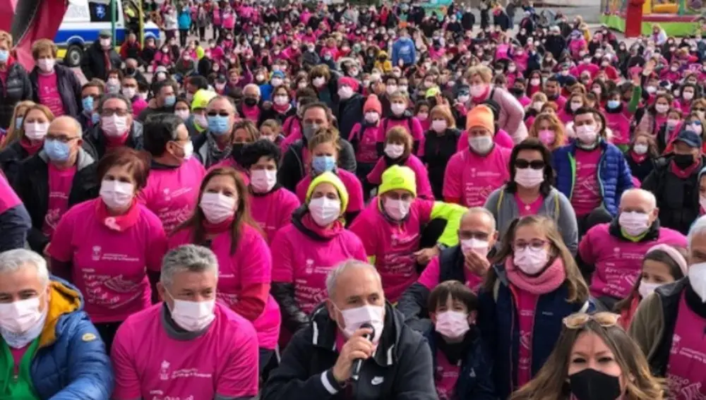 Marcha contra el cáncer en Arroyo de la Encomienda (Valladolid)