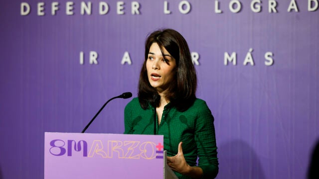 La portavoz de Unidas Podemos, Isa Serra